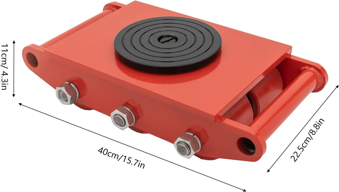 Transportfahrwerk 8T Schwerlastfahrwerk Industrieroller Maschinentransport Schwerlastrollen Roller P