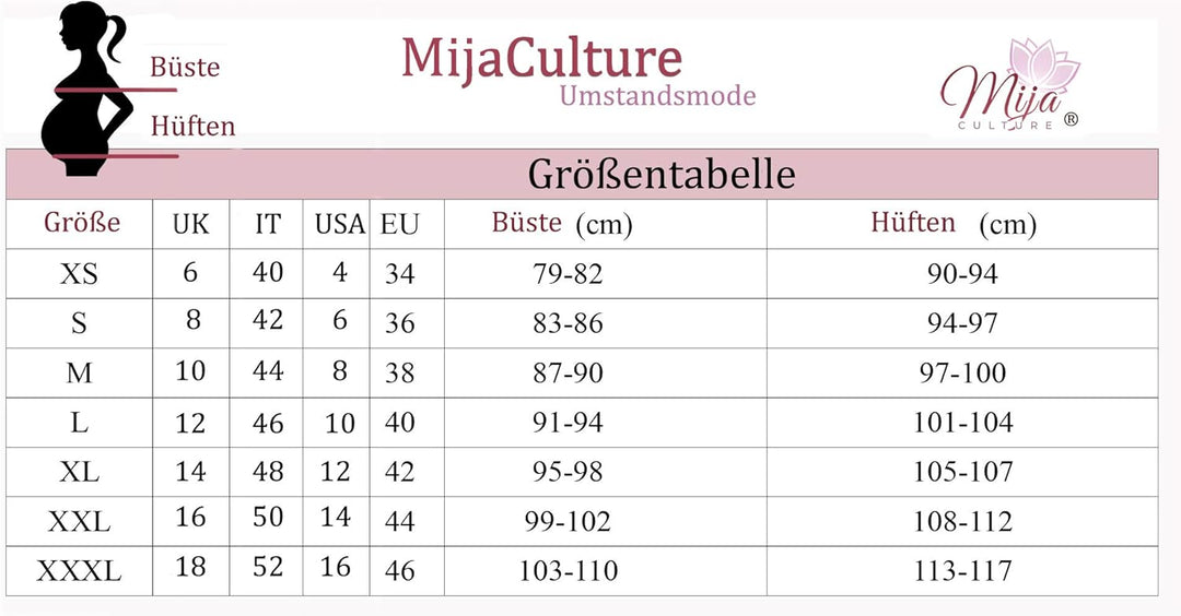 MijaCulture 3 in1 Geburtskleid Stillnachthemd Umstandsnachthemd 4128 S Dunkelblau / Blätter, S Dunke