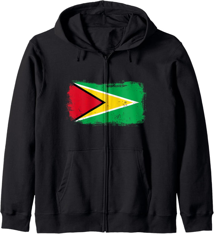 Guyana Guyanese Nationalflagge Kapuzenjacke