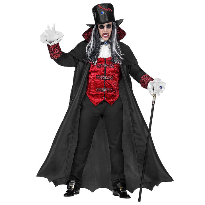 W WIDMANN MILANO Party Fashion - Kostüm Vampire Lord, Dracula, Faschingskostüme, Halloween XXL, XXL
