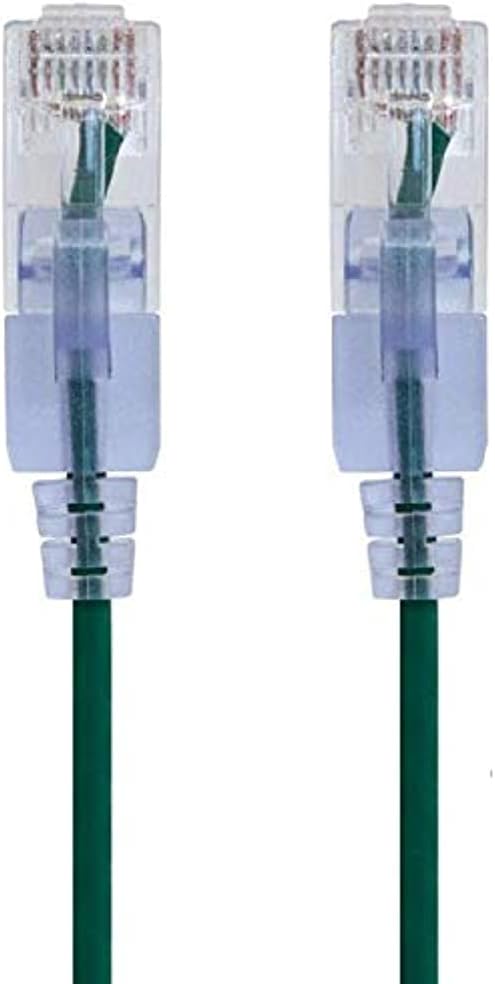 Monoprice Cat6A Ethernet-Patchkabel – 3 m – Grün (10 Stück) snagless RJ45 550 MHz UTP reiner blanker