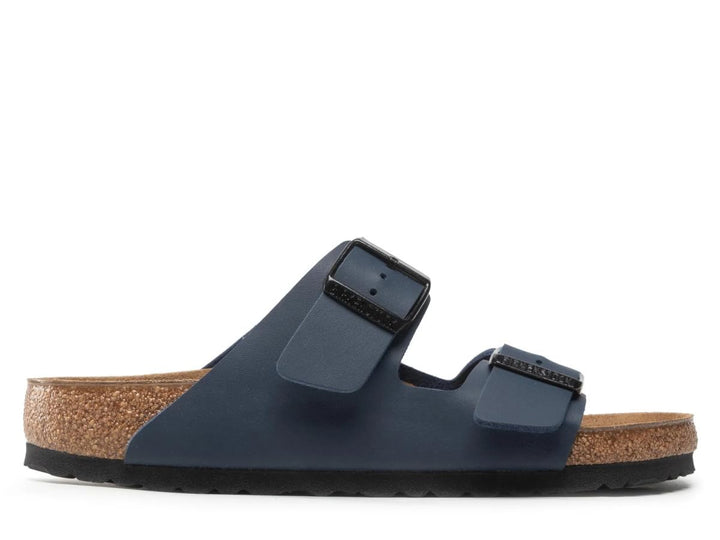 Birkenstock Classic Arizona Vegan Unisex-Erwachsene Pantoletten 42 EU Blau, 42 EU Blau