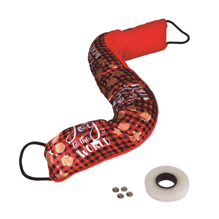 Weihnachts-Tür-Zugluftstopper, Untertür-Zugluftstopper | 32-Zoll-Tür-Zugluftblocker mit Weihnachtsmo