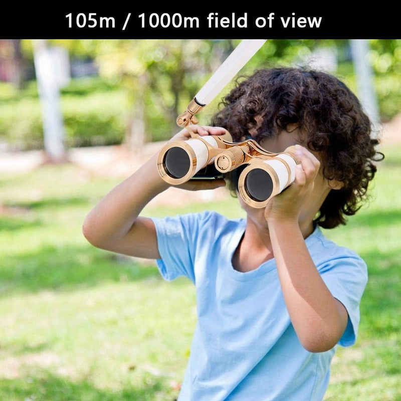 Fernglas für die Oper, 3X25 Opernbrille mit zentralem Fokus FernglasTheaterbrille mit BAK-7 Prisma &