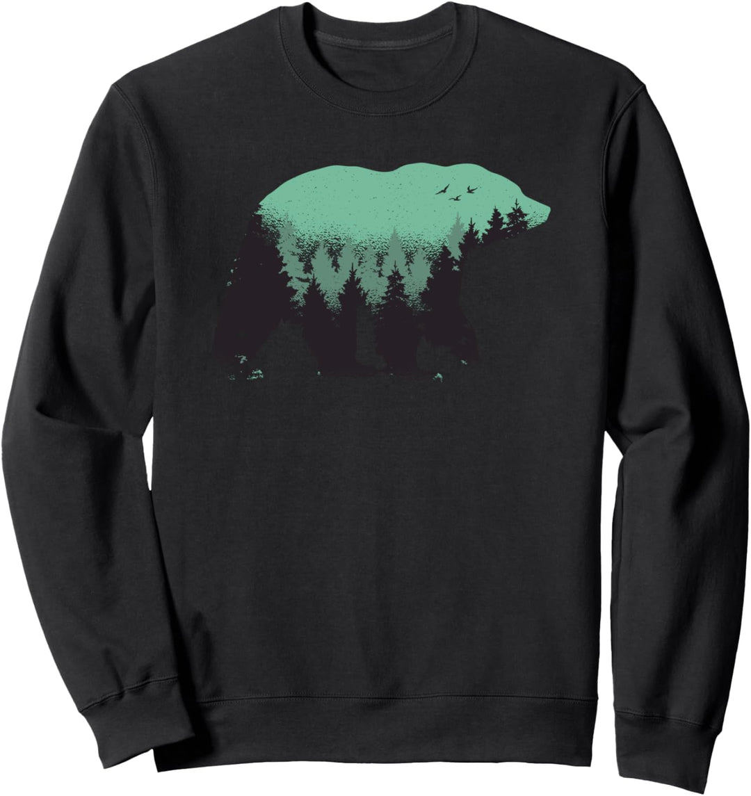 Bär in den Bergen - Natur Sweatshirt