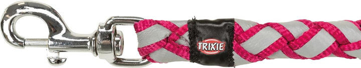 TRIXIE Hundeleine Cavo V-Leine L–XL, 2,00 m ø 18 mm in fuchsia - verstellbare Leine mit reflektieren