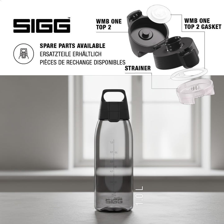 SIGG - Tritan Trinkflasche - Total Color ONE ONE - Für Kohlensäurehaltige Getränke Geeignet - Spülma