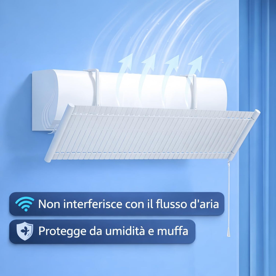 Windabweiser für Klimaanlage, einstellbar, Metall, Universal-Klimaanlage, für Haus/Büro, schwangere