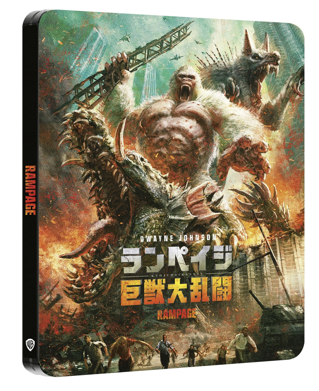 Rampage-Hors de contrôle [Japanese SteelBook-4K Ultra HD + Blu-Ray], Blu-ray