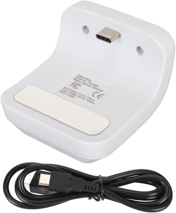 Wiederaufladbarer PS5 Controller Akku, Externer 1500 mAh Schnellladeakku mit LED Anzeige und USB C L