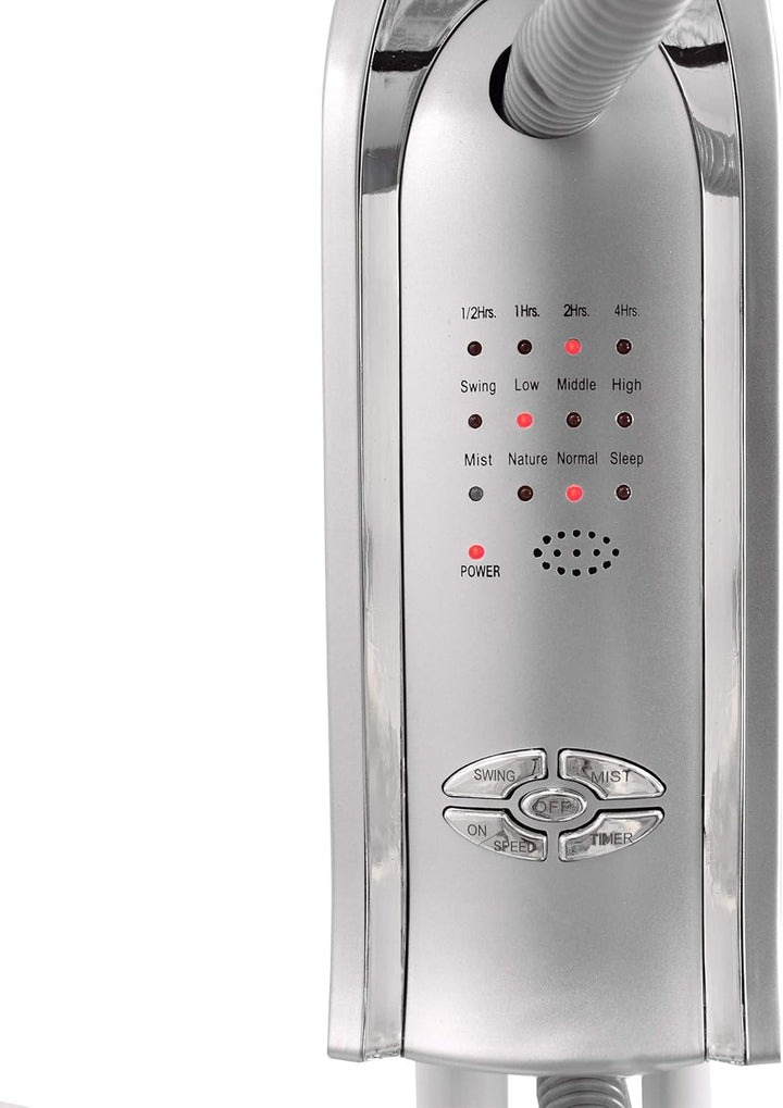 Syntrox Germany SVT-75W Ventilator mit Luftbefeuchter Oszillation Axialventilator Standventilator Wi