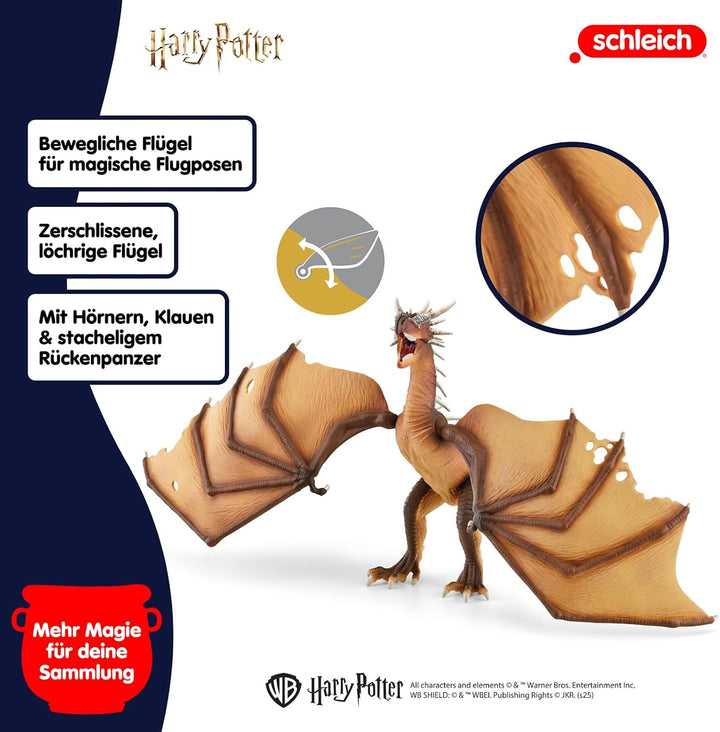 schleich 13989 Ungarischer Hornschwanz, ab 6 Jahren, HARRY POTTER - Spielfigur, 25,5 x 40 x 19,5 cm