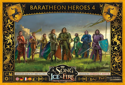 CMON | A Song of Ice & Fire – Helden von Haus Baratheon IV | Erweiterung | Tabletop | 2 Spieler | Ab