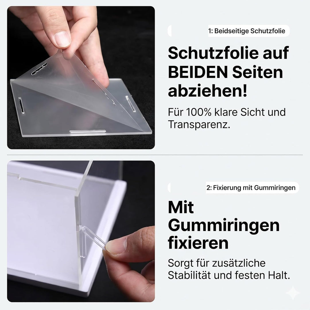 DIY Mini Museum Silhouette Box, Mini Figuren Menschen Museum, Kreatives Erinnerungsdisplay Kit Mit 6
