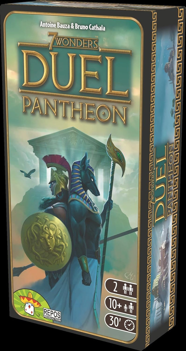 Asmodee | Repos Production | 7 Wonders Duel – Pantheon | Erweiterung | Kennerspiel | Strategiespiel