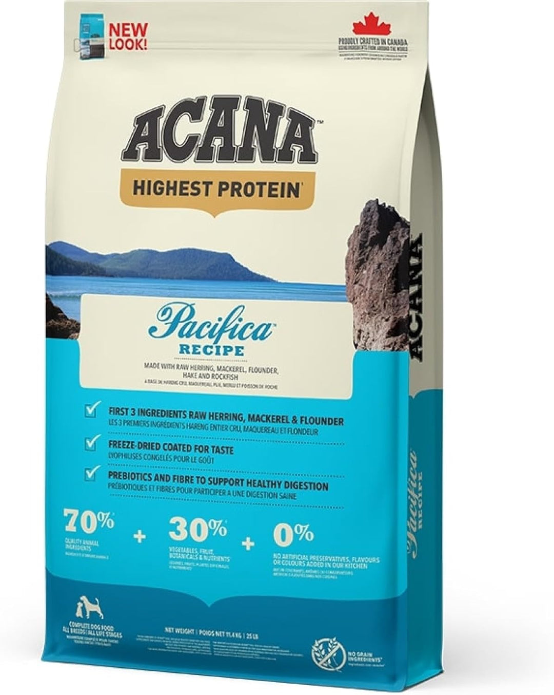ACANA Pacifica Dog , 1er Pack (1 x 11.4kg)