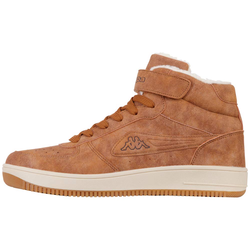 Kappa Unisex Bash Mid Fur Strassen-Laufschuh 37 EU Braun, 37 EU Braun