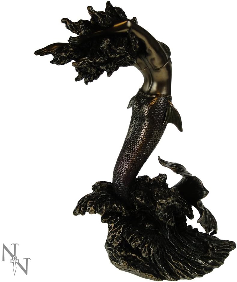 Nemesis Now Figur Yemaya Göttin des Wassers, Kunstharz, 27 cm, bronzefarben