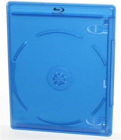 CD-Leerhüllen für Blu-Ray, 11 mm Rücken, Packung mit 10 Stück für Standard-BluRay-Hüllen
