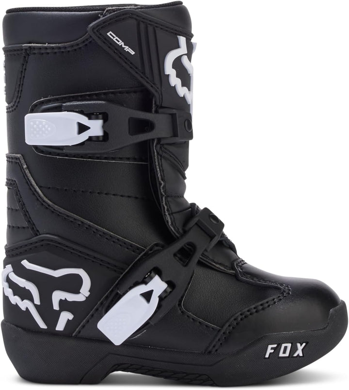 Fox Racing Unisex Kinder Comp Motocross-Stiefel 30 EU Schwarz, 30 EU Schwarz