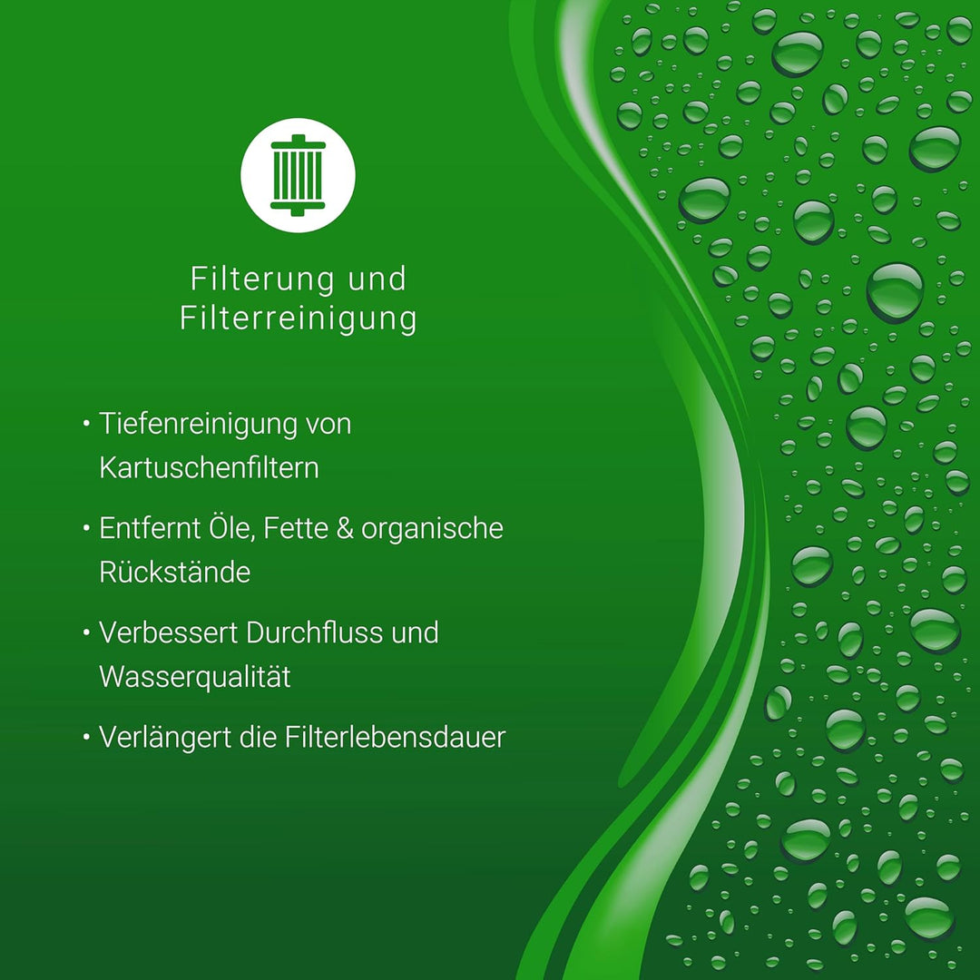 SpaBalancer Filter Clean Classic 1 L flüssig, Filterreiniger für Whirlpool, Spa und Pool, löst Fett,