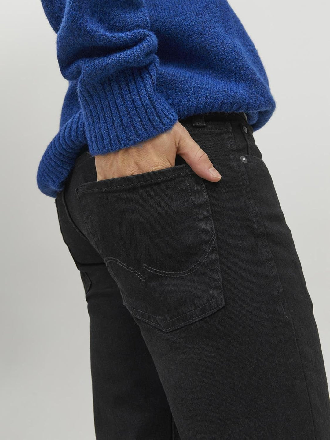 JACK &amp; JONES Herren Jeans Jjiglenn Jjoriginal NA 029 Noos 33W / 30L Black Denim, 33W / 30L Black Den