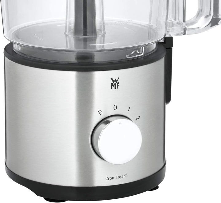 WMF Kult X Edition Küchenmaschine Zerkleinerer mit 5 Zubehör-Scheiben, Knetmesser, Stopfen, Edelstah