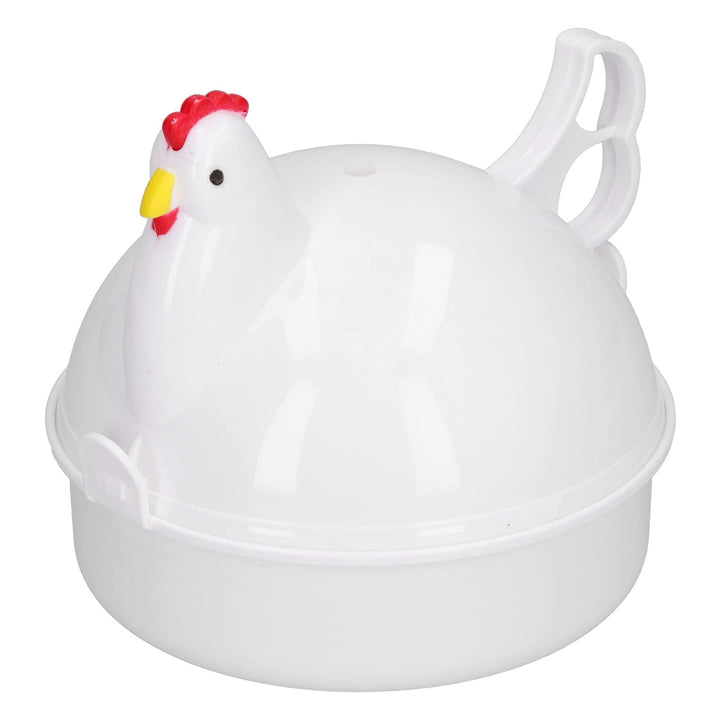Lwuey Mikrowellen Eierkocher, Micro Eierkocher Für 4 Eier Kunststoff Aluminium Huhn Hausgebrauch Ges