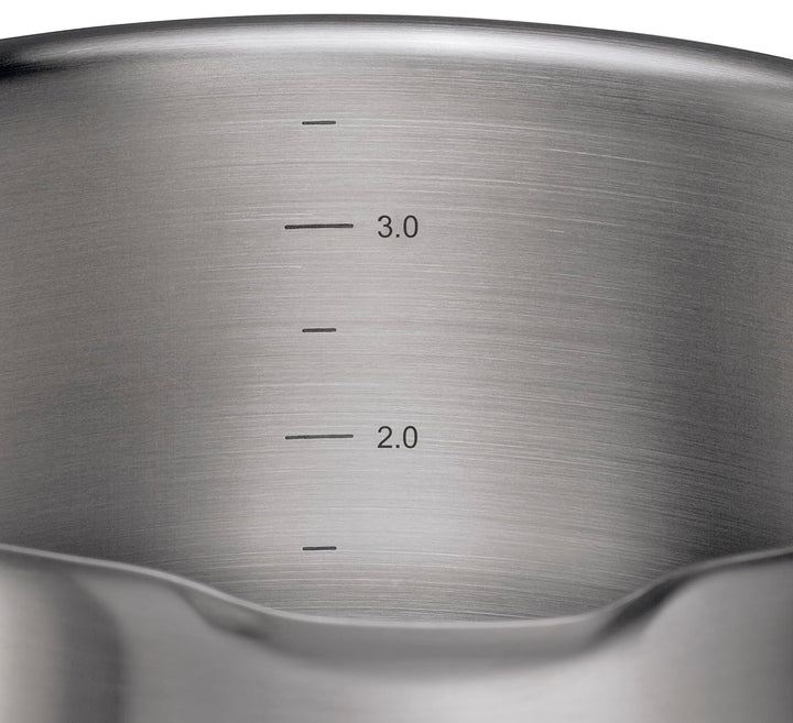 Küchenprofi COOK Kochtopf BOLOGNA | Edelstahl Schmortopf mit Deckel aus Sicherheitsglas | Induktions