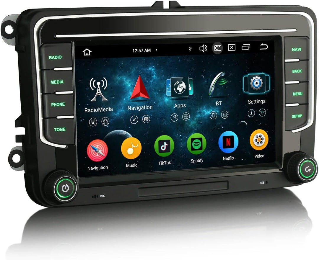 GONFEN Android 11 Autoradio für VW Passat Golf 5 Golf 6 T5 Touran Tiguan Polo Sharan Caddy Seat Skod