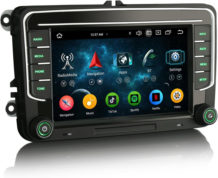 GONFEN Android 11 Autoradio für VW Passat Golf 5 Golf 6 T5 Touran Tiguan Polo Sharan Caddy Seat Skod