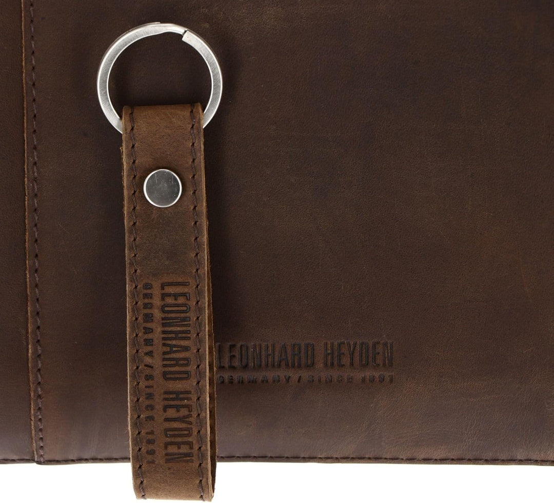 Leonhard Heyden Salisbury - Aktentasche 2 Fächer Leder 16" 39 cm braun