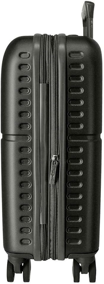 Pepe Jeans Highlight Kabinentrolley Schwarz erweiterbarer Koffer