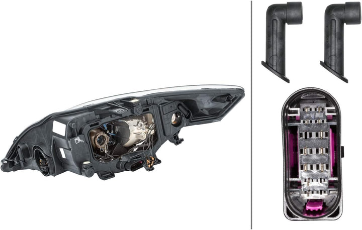 HELLA 1ZL 010 541-081 Halogen Scheinwerfer - Ford Mondeo IV Turnier (BA7) - ECE - für Linksverkehr -
