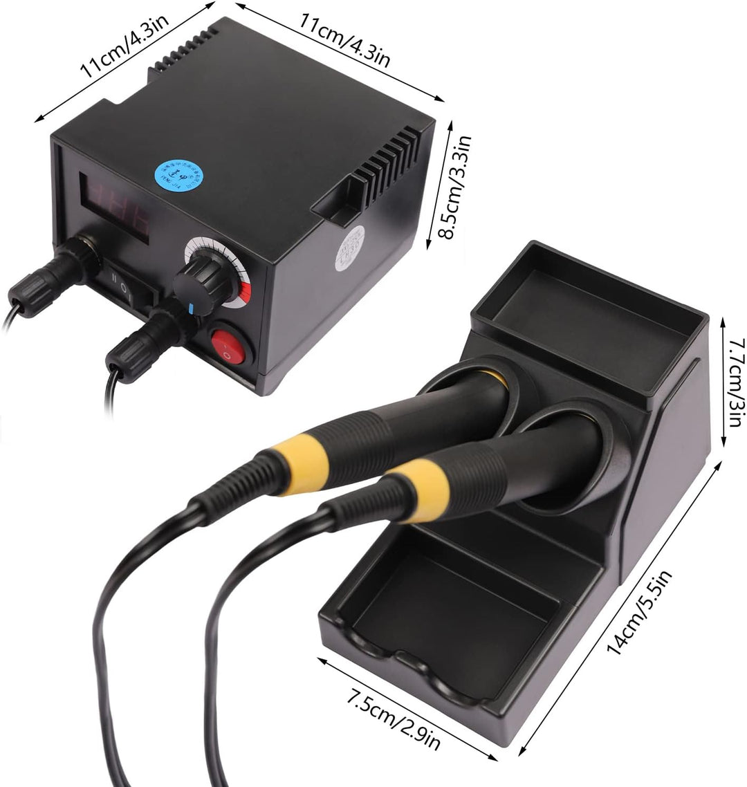 Pyrographie Maschine, Dual Pen Holzfeuer-Kit, 220 V Digitaler Holzbrenner, 0-700℃ Temperatur Einstel
