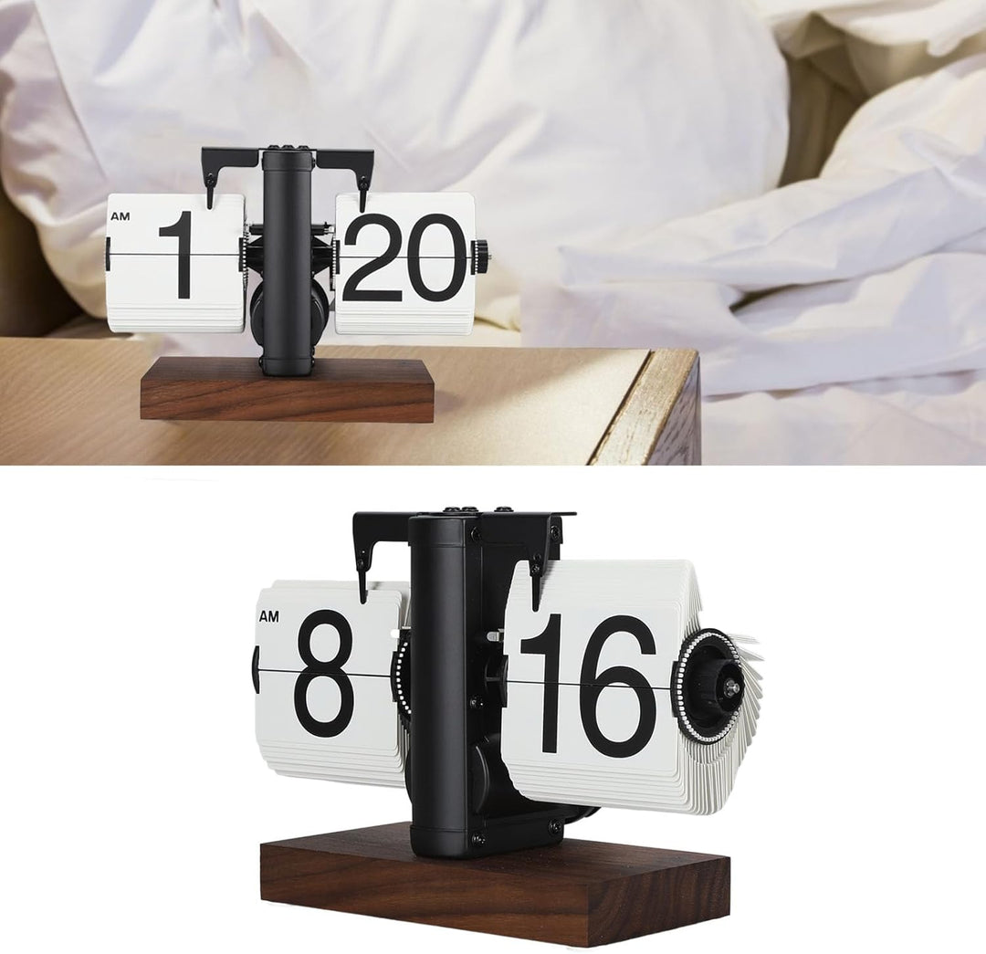 ciciglow Digitale Klappuhr, 12 Stunden, Einseitige Digitale Klappuhr, Automatische Retro-mechanische