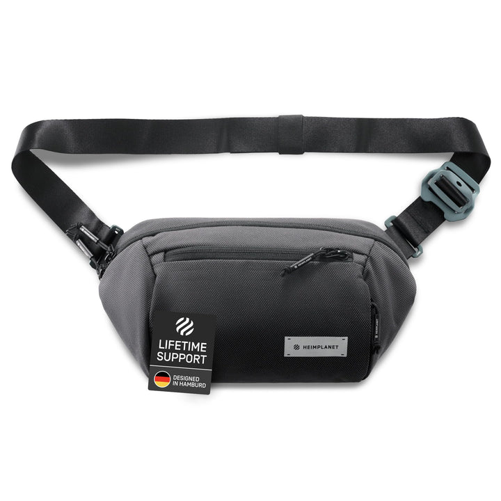 HEIMPLANET Original | Transit Line Sling Pocket XL | Wasserfeste Hüfttasche aus hochwertigem DYECOSH