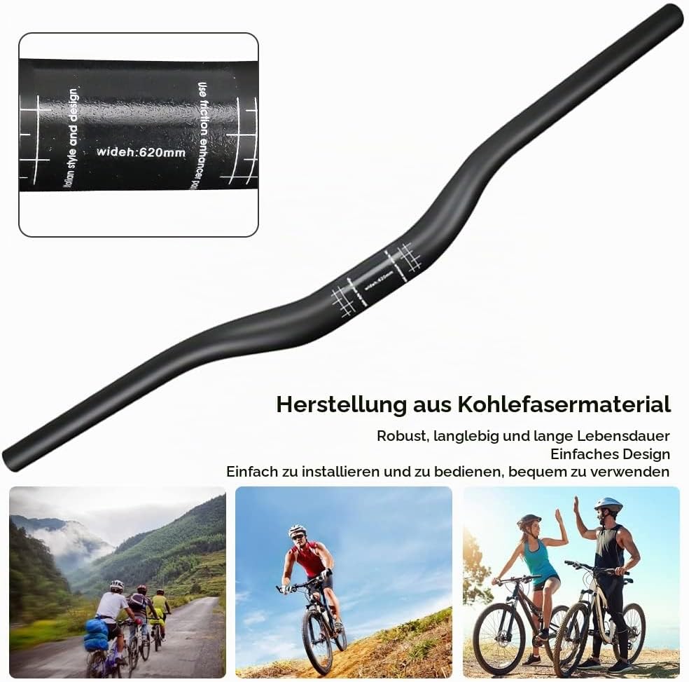 RXL SL carbon lenker mtbmtb lenker rot UD matt Fahrrad Riser Bars Lenker 680mm mountainbike lenker M