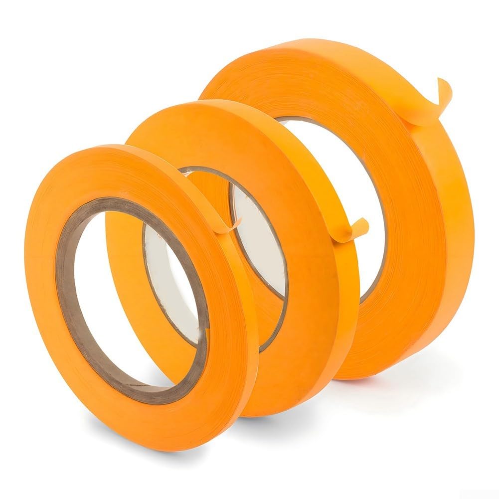 Easy Application Guitar Fretboard Masking Tape No Residual Glue, 3 Sizes