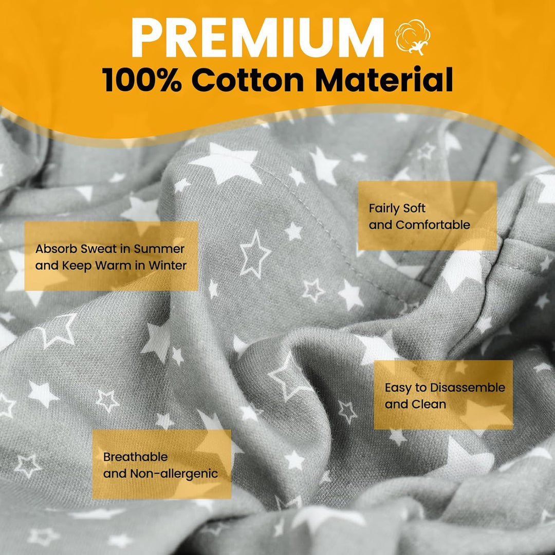 Orzbow Universal Bezug für Babyschale,Schutzbezug aus 100% Baumwolle,Perfekter Passform für Babyscha