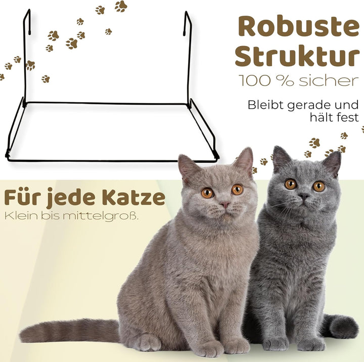 Hängematte Heizung Fenster - Fleecebett Katze - Grau