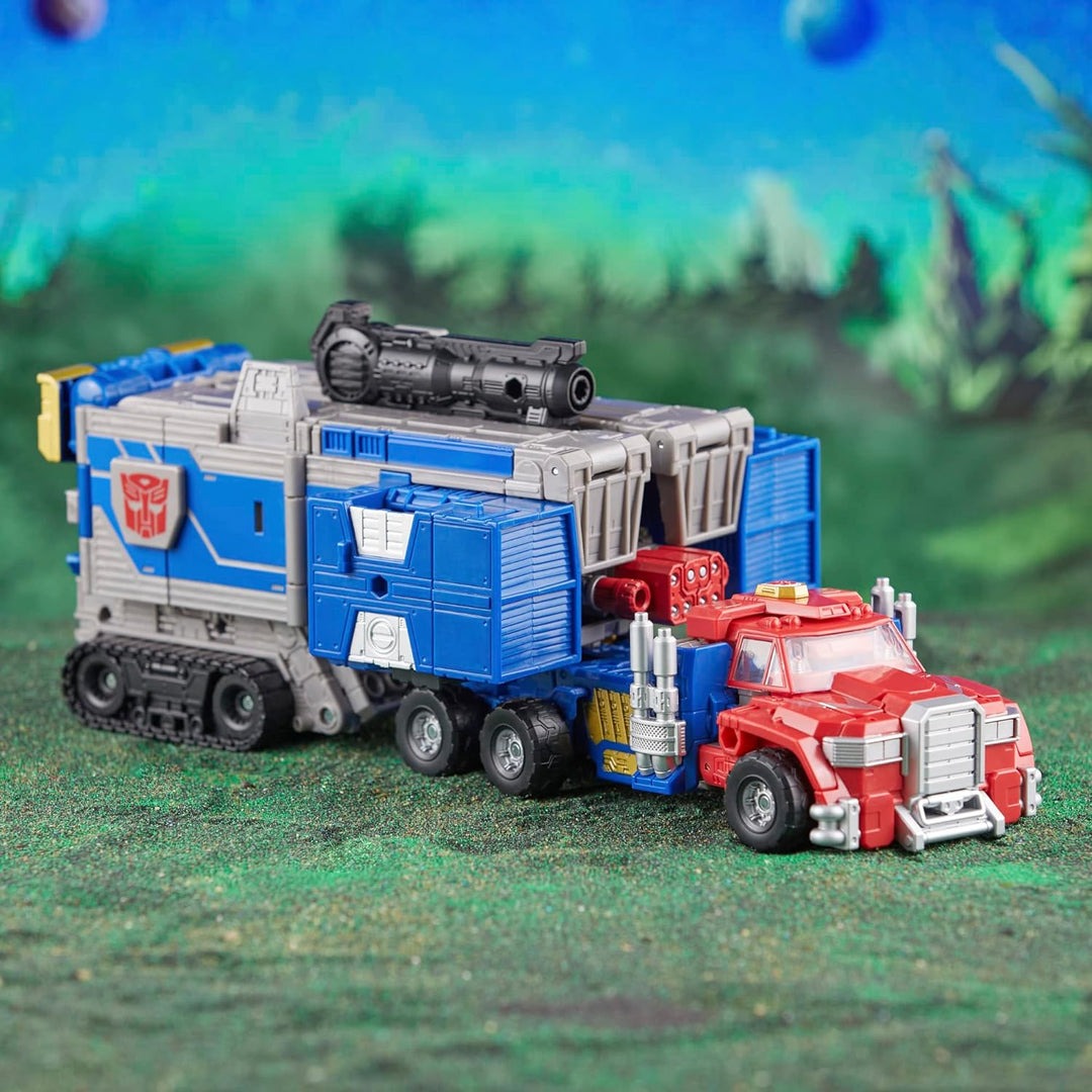 Transformers Legacy Evolution Commander-Klasse Armada Universe Optimus Prime, 19 cm grosse Action-Fi