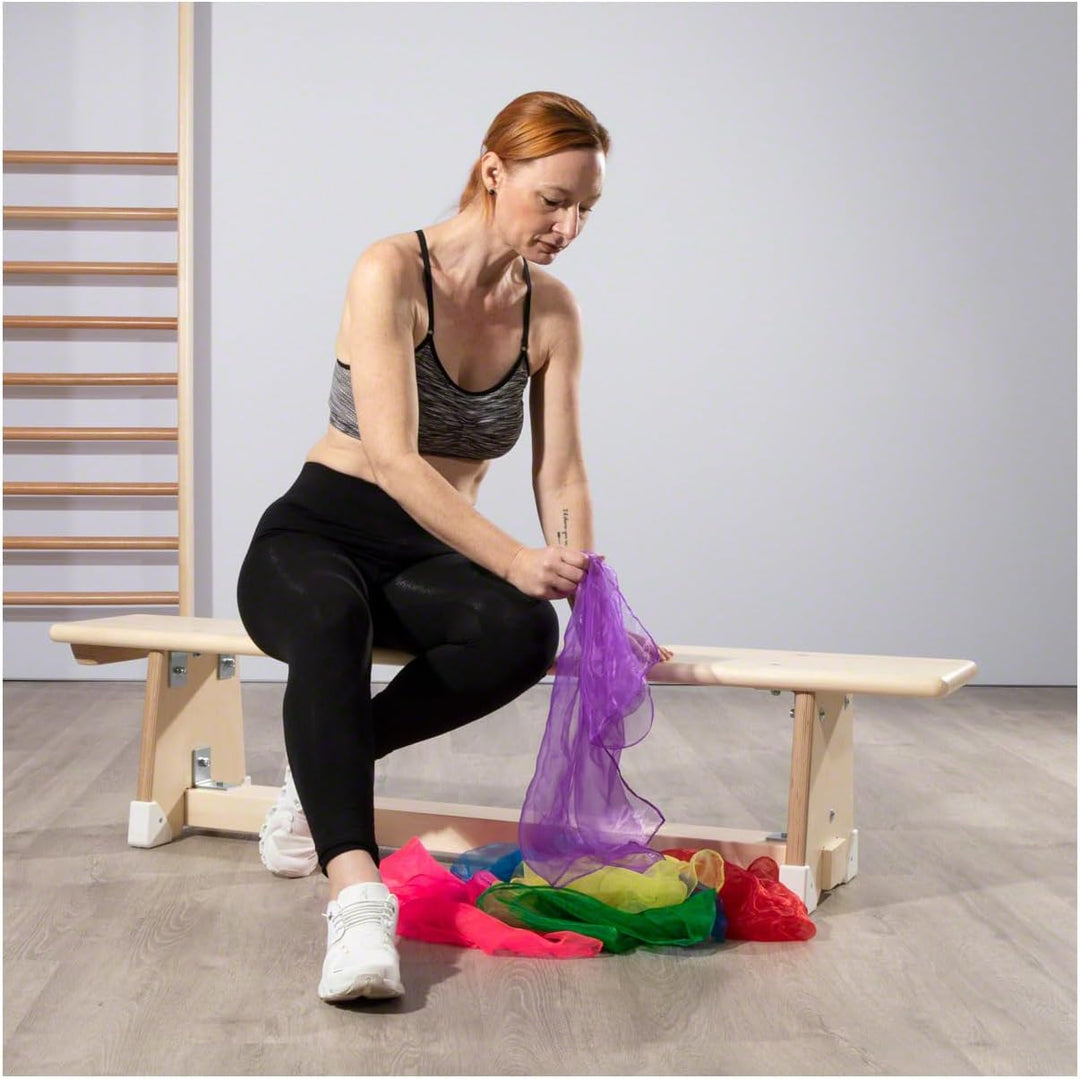 Jongliertuch Stofftuch Jonglage Tuch zum Jonglieren Tanztuch Chiffron 140x140 cm