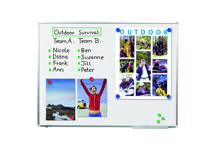 Legamaster 7-101033 Whiteboard Premium Plus, e3-Emaille, 45 x 30 cm, 45 x 30 cm