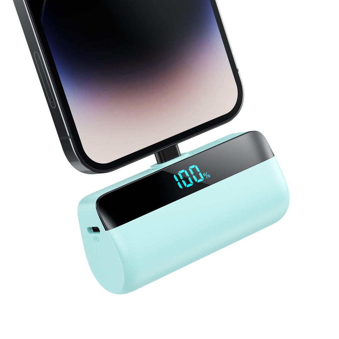 Feob Mini Powerbank für iPhone 5200mAh, 20W PD Schnelles Aufladen Power Bank Klein Ultrakompakter mi