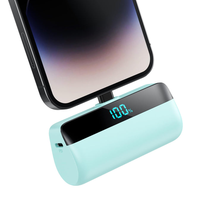 Feob Mini Powerbank für iPhone 5200mAh, 20W PD Schnelles Aufladen Power Bank Klein Ultrakompakter mi