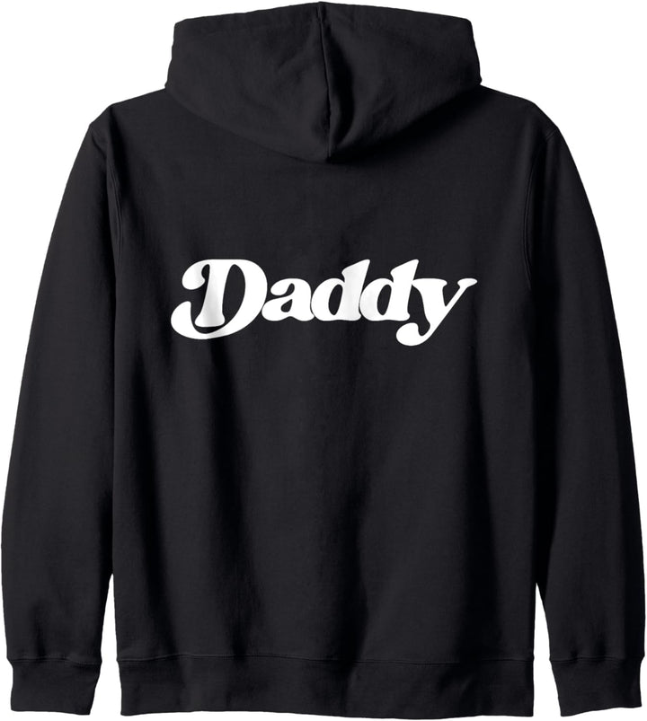 Daddy fun retro father's day Papa Spass Retro Vatertag Kapuzenjacke