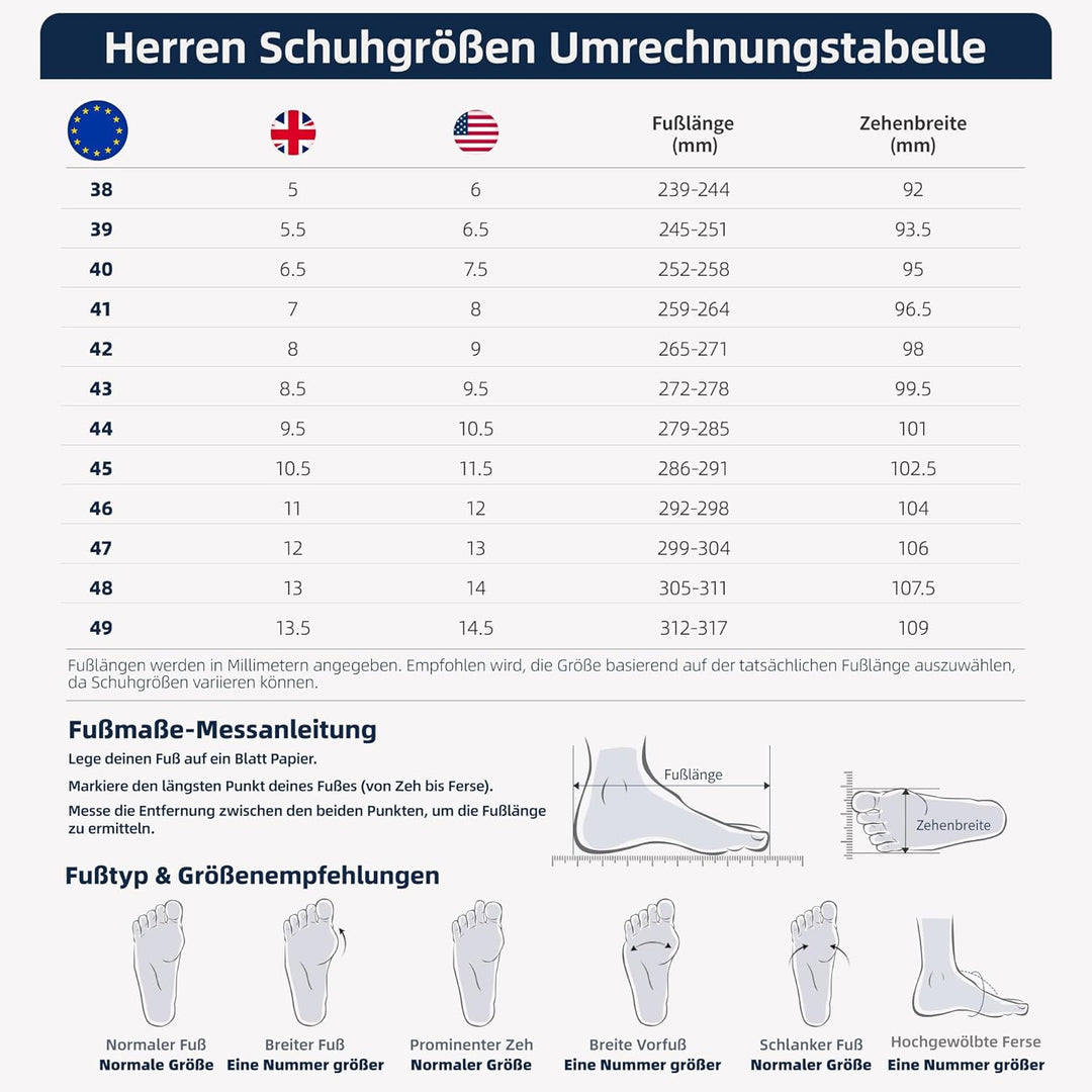 Bruno Marc Herren Anzugschuhe Klassischer Business Lederschuhe Schnürhalbschuhe Derby Oxfords Hochze