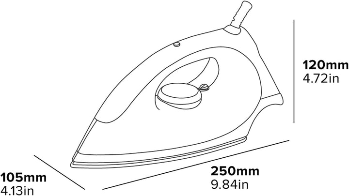 Corby Sherwood Trockenbügeleisen, 1200 W, Schwarz, EU-Stecker