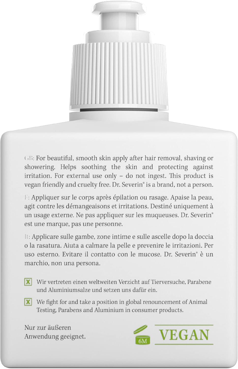 Dr. Severin® Women Original After Shave Balsam I Gegen Rasierpickel &amp; Rötungen I Rasur Epilation Wax